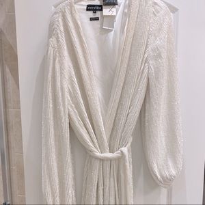 Retrofete Gabrielle robe dress in white